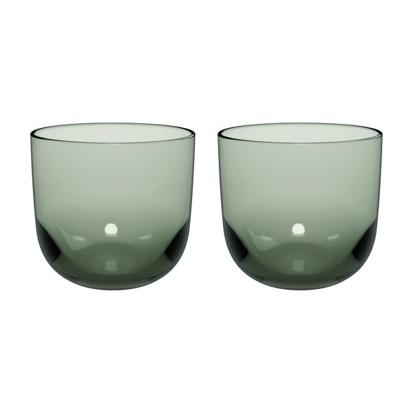 like. by Villeroy & Boch Like Glass Wasserglas 280 ml 2er Set - Sage