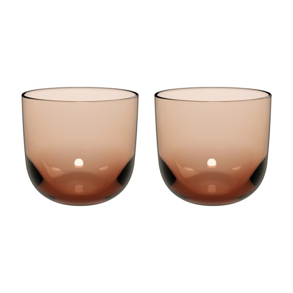 like. by Villeroy & Boch Like Glass Wasserglas 280 ml 2er Set - Clay