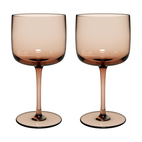 like. by Villeroy & Boch Like Glass Weinkelch 270 ml 2er Set - Clay