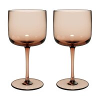 like. by Villeroy & Boch Like Glass Weinkelch 270 ml 2er Set - Clay