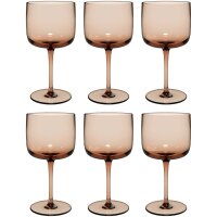 like. by Villeroy & Boch Like Glass Weinkelch 270 ml 6er Set - Clay