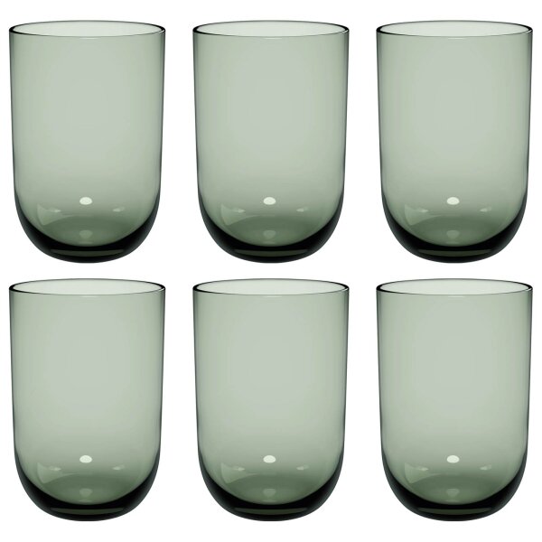 like. by Villeroy & Boch Like Glass Longdrinkbecher 385 ml 6er Set - Sage