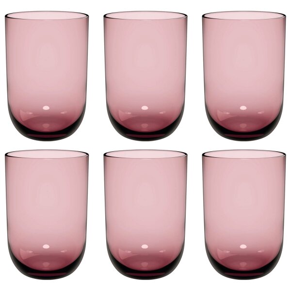 like. by Villeroy & Boch Like Glass Longdrinkbecher 385 ml 6er Set - Grape