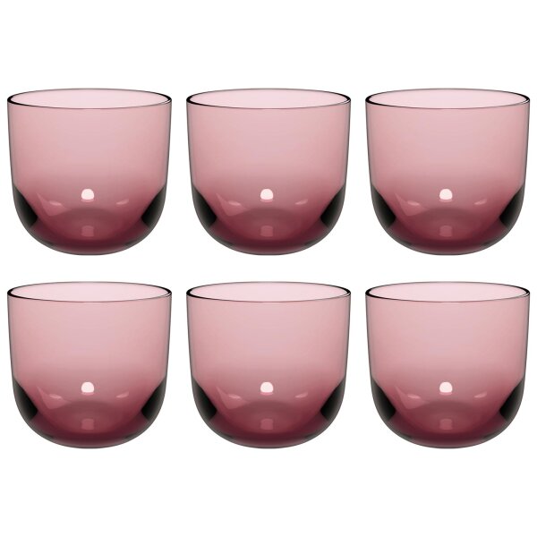 like. by Villeroy & Boch Like Glass Wasserglas 280 ml 6er Set - Grape