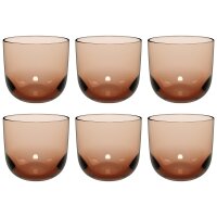 like. by Villeroy & Boch Like Glass Wasserglas 280 ml 6er Set - Clay