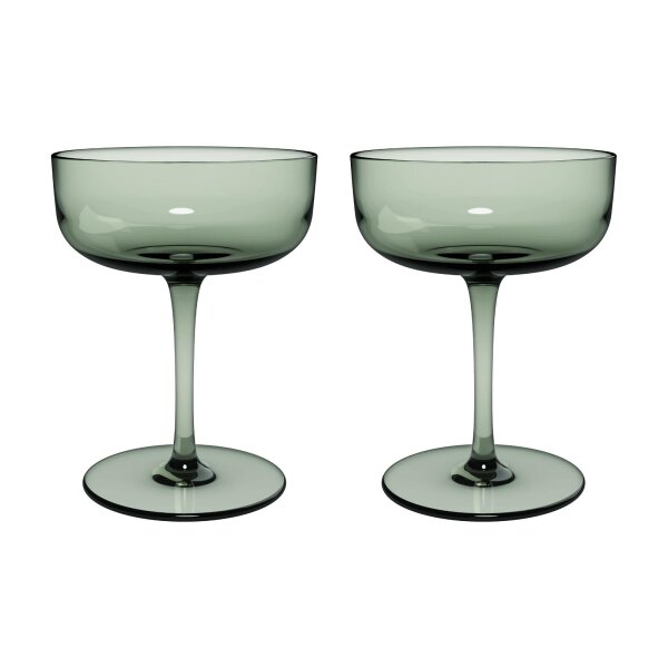like. by Villeroy & Boch Like Glass Sektschale / Dessertschale 100 ml 2er Set - Sage