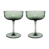 like. by Villeroy & Boch Like Glass Sektschale / Dessertschale 100 ml 2er Set - Sage