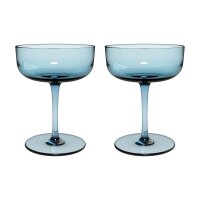 like. by Villeroy & Boch Like Glass Sektschale / Dessertschale 100 ml 2er Set - Ice