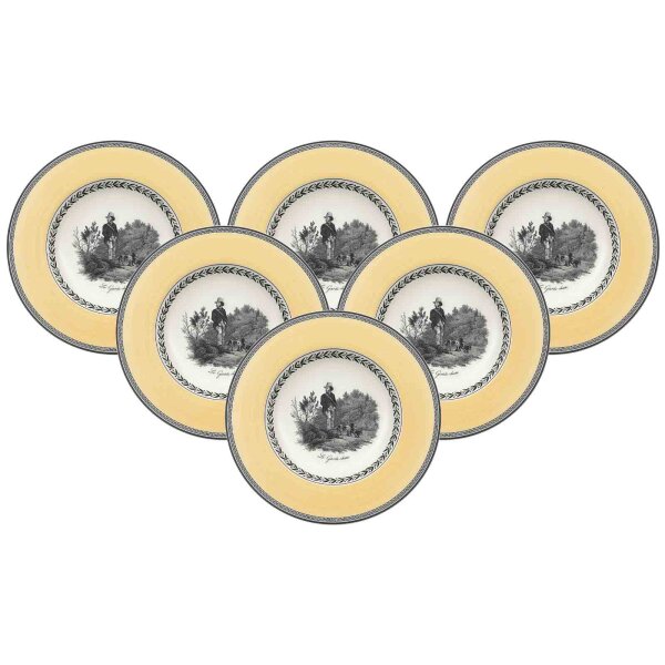 Villeroy & Boch Audun Chasse Suppenteller ø 24,2 cm 6er Set
