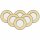 Villeroy & Boch Audun Fleur Speiseteller ø 27,1 cm 6er Set