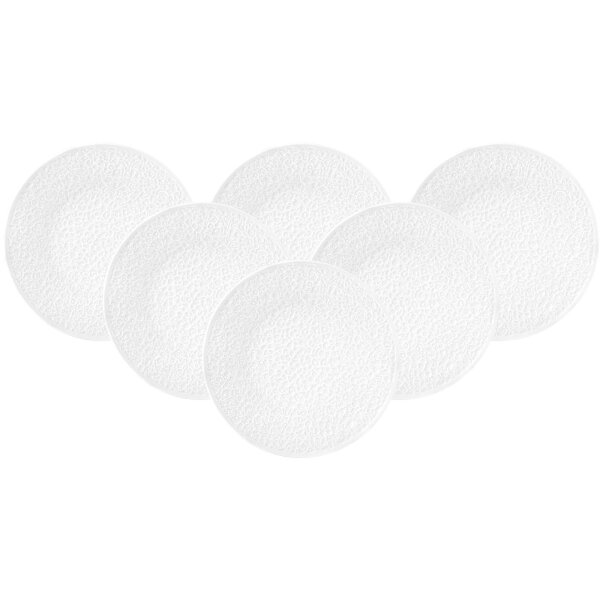 Seltmann Weiden Nori Home Frühstücksteller ø 21,5 cm Weiß 6er Set