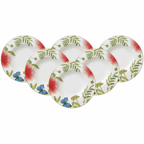Villeroy & Boch Amazonia Anmut Suppenteller ø 24,6 cm 6er Set