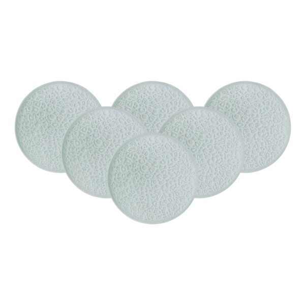 Seltmann Weiden Nori Home Brotteller ø 16,6 cm Arktisblau 6er Set