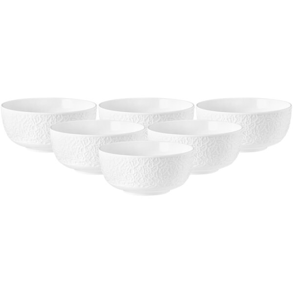 Seltmann Weiden Nori Home Müslischale ø 15,1 cm Weiß 6er Set