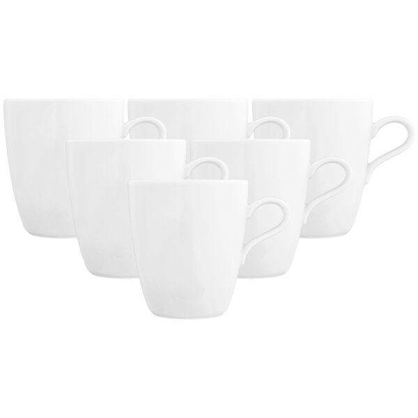 Seltmann Weiden Nori Home Kaffeebecher 400 ml Weiß 6er Set
