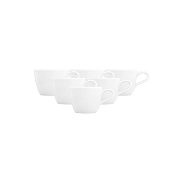 Seltmann Weiden Nori Home Espressotasse 90 ml Weiß 6er Set