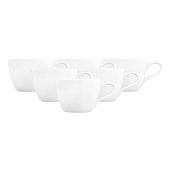 Seltmann Weiden Nori Home Kaffeetasse 240 ml Weiß 6er Set