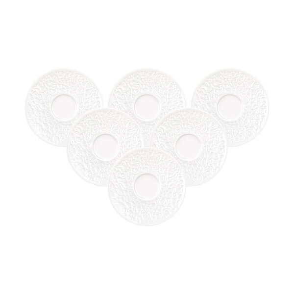 Seltmann Weiden Nori Home Kombiuntertasse ø 13,6 cm Weiß 6er Set