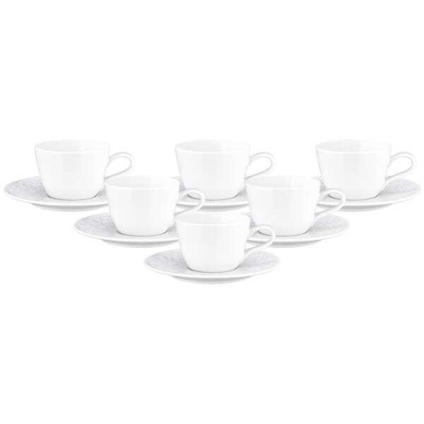 Seltmann Weiden Nori Home Kaffeetasse mit Untertasse 240 ml 6er Set