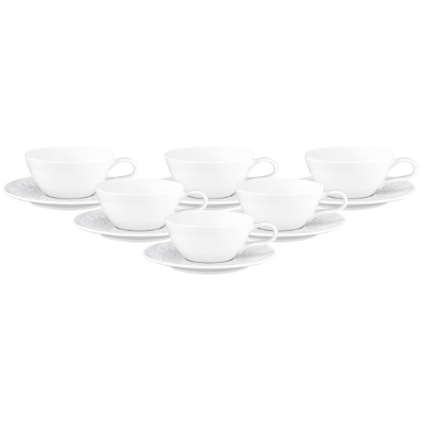 Seltmann Weiden Nori Home Teetasse mit Untertasse 280 ml 6er Set