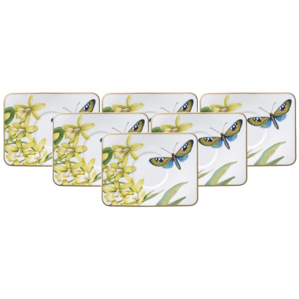 Villeroy & Boch Amazonia Mokka- / Espressountertasse 14 x 11 cm 6er Set