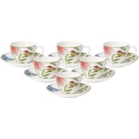 Villeroy & Boch Amazonia Kaffeetasse mit Untertasse...