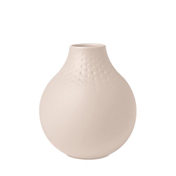 Villeroy & Boch Manufacture Collier Vase Perle 12 cm - Beige
