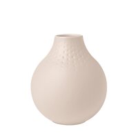 Villeroy & Boch Manufacture Collier Vase Perle 12 cm - Beige
