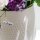 Villeroy & Boch Manufacture Collier Vase Carré 14 cm - Blanc