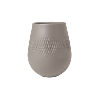 Villeroy & Boch Manufacture Collier Vase Carré 14 cm - Taupe