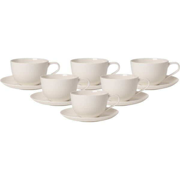 Villeroy & Boch For Me Frühstückstasse mit Untertasse 300 ml 6er Set