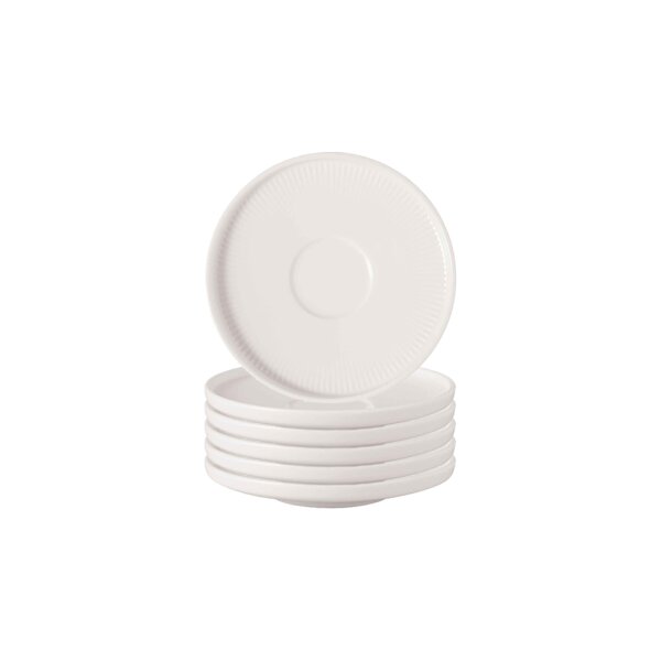 Villeroy & Boch Afina Kaffeeuntertasse ø 14,2 cm 6er Set