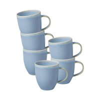 like. by Villeroy & Boch Crafted Kaffeebecher 358 ml 6er Set - Blueberry