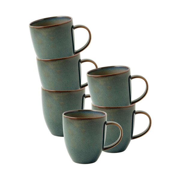 like. by Villeroy & Boch Crafted Kaffeebecher 358 ml 6er Set - Breeze
