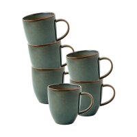 like. by Villeroy & Boch Crafted Kaffeebecher 358 ml 6er Set - Breeze