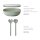 Mepal SILUETA Servierschale mit Deckel & Salatbesteck 4000 ml - Variante