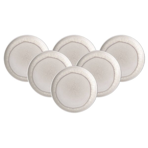 like. by Villeroy & Boch Perlemor Sand Frühstücksteller ø 23,8 cm 6er Set