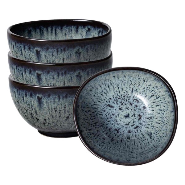 like. by Villeroy & Boch Lave gris Reisbol 12 x 11 cm 4er Set