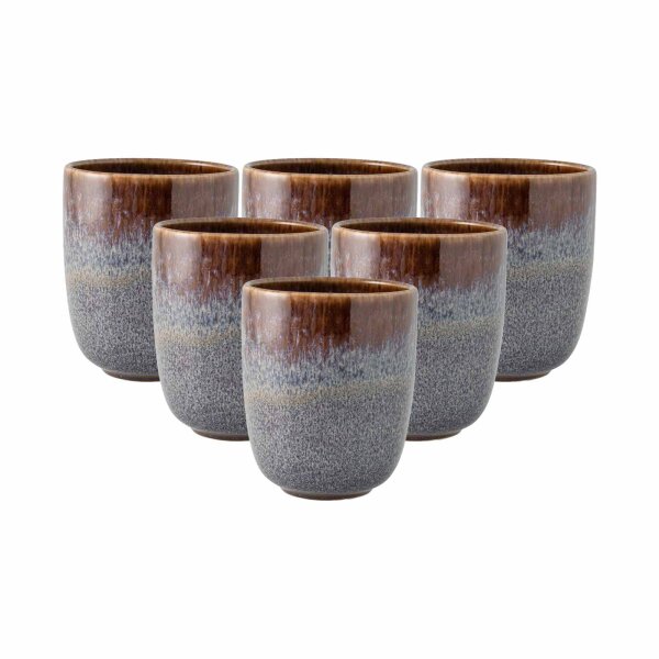like. by Villeroy & Boch Lave Kaffeebecher 400 ml 6er Set - Beige