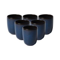 like. by Villeroy & Boch Lave Kaffeebecher 400 ml 6er Set - Bleu