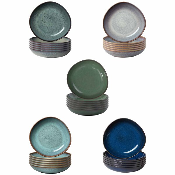 like. by Villeroy & Boch Lave Schale flach ø 21 cm 6er Set - Variante