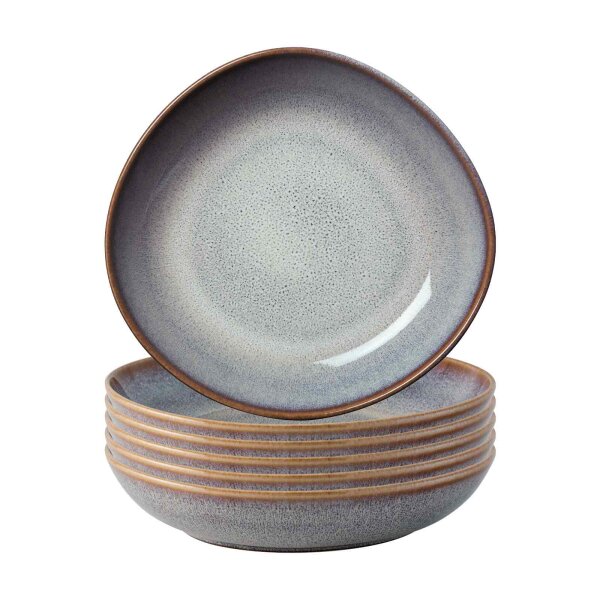 like. by Villeroy & Boch Lave Schale flach ø 21 cm 6er Set - Beige