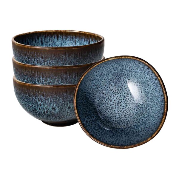 like. by Villeroy & Boch Lave glacé Suppenbol ø 12,8 cm 4er Set