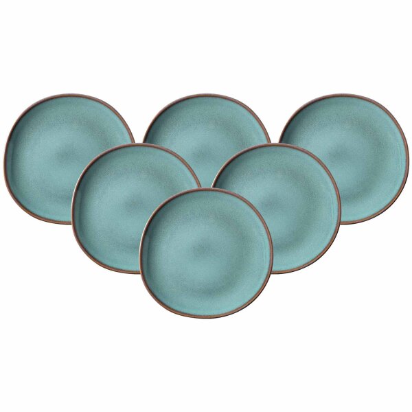 like. by Villeroy & Boch Lave Frühstücksteller ø 23 cm 6er Set - Glacé