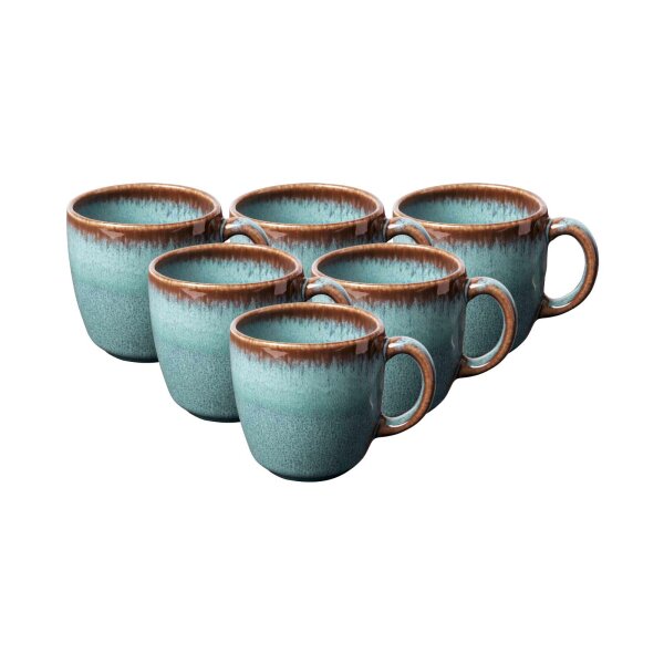 like. by Villeroy & Boch Lave Kaffeetasse 190 ml 6er Set - Glacé