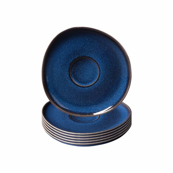 like. by Villeroy & Boch Lave Kaffeeuntertasse ø 15,2 cm 6er Set - Bleu