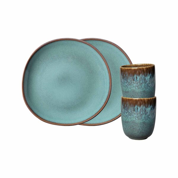 like. by Villeroy & Boch Lave Frühstücks-Set 4-teilig - Glacé
