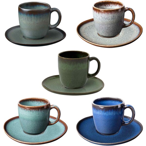 like. by Villeroy & Boch Lave Kaffeetasse mit Untertasse 190 ml - Variante