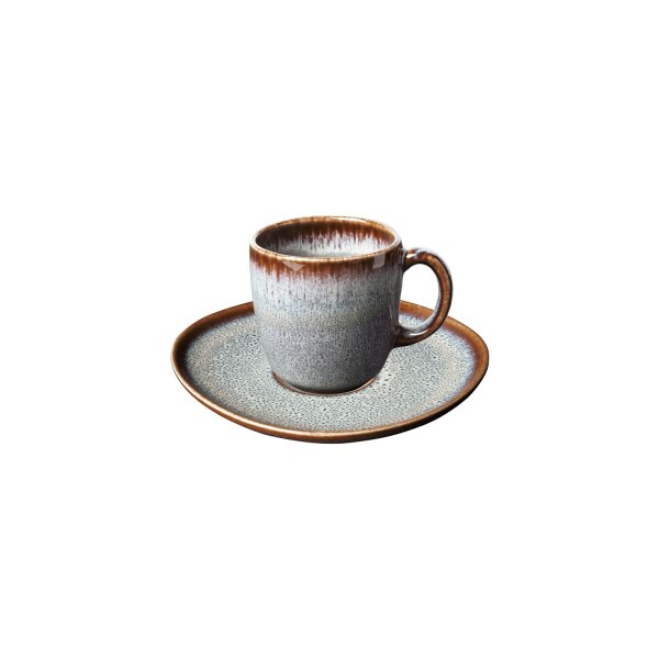 like. by Villeroy & Boch Lave Kaffeetasse mit Untertasse 190 ml - Beige