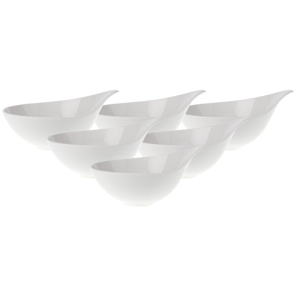 Villeroy & Boch Flow Dessertschale 16 x 13 cm 6er Set